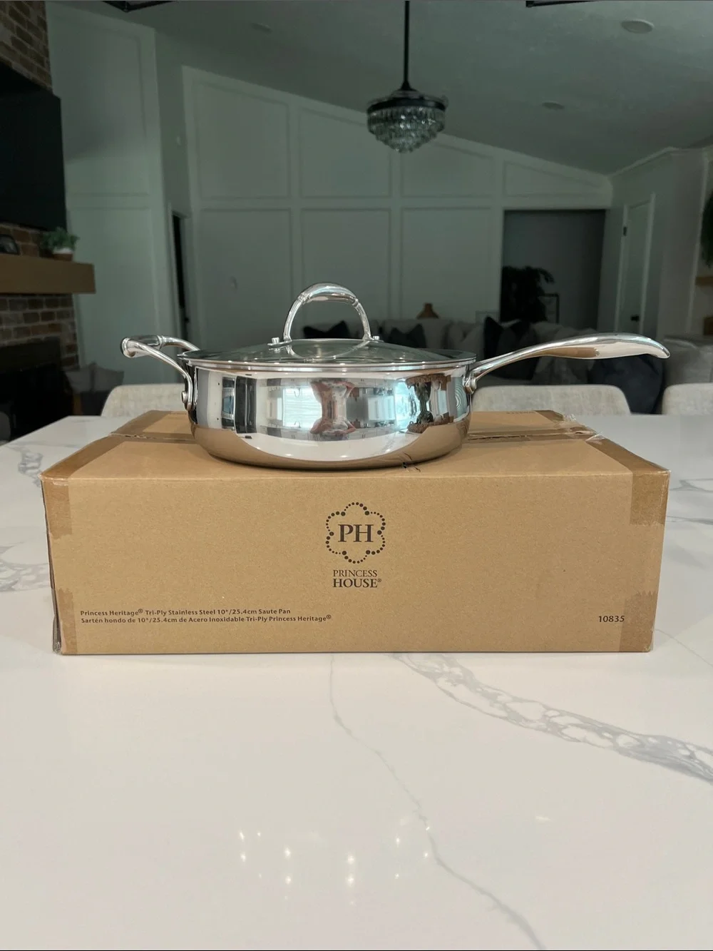 Princess House Stainless  steel Saute  PAN..